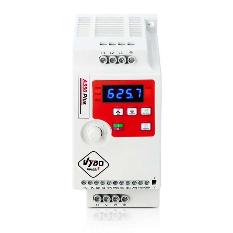 Frequentie omvormer 0,4kW 230V A550 Plus Verkoop VYBO Electric