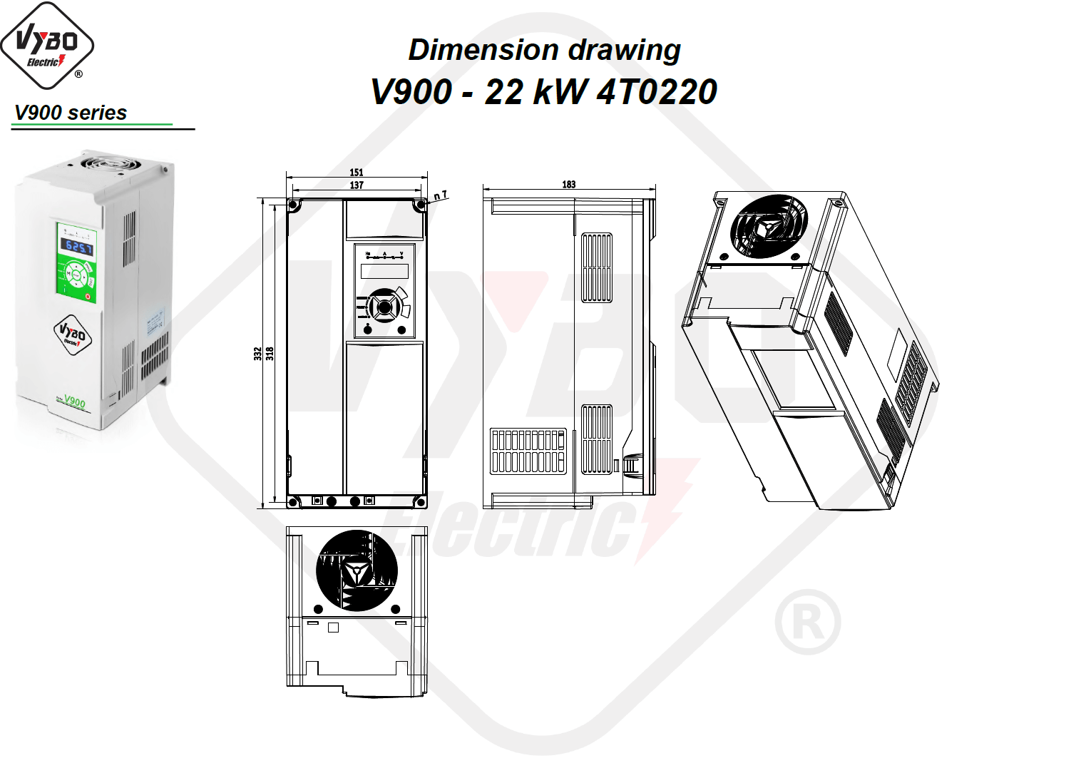 Maßzeichnung 4T0220