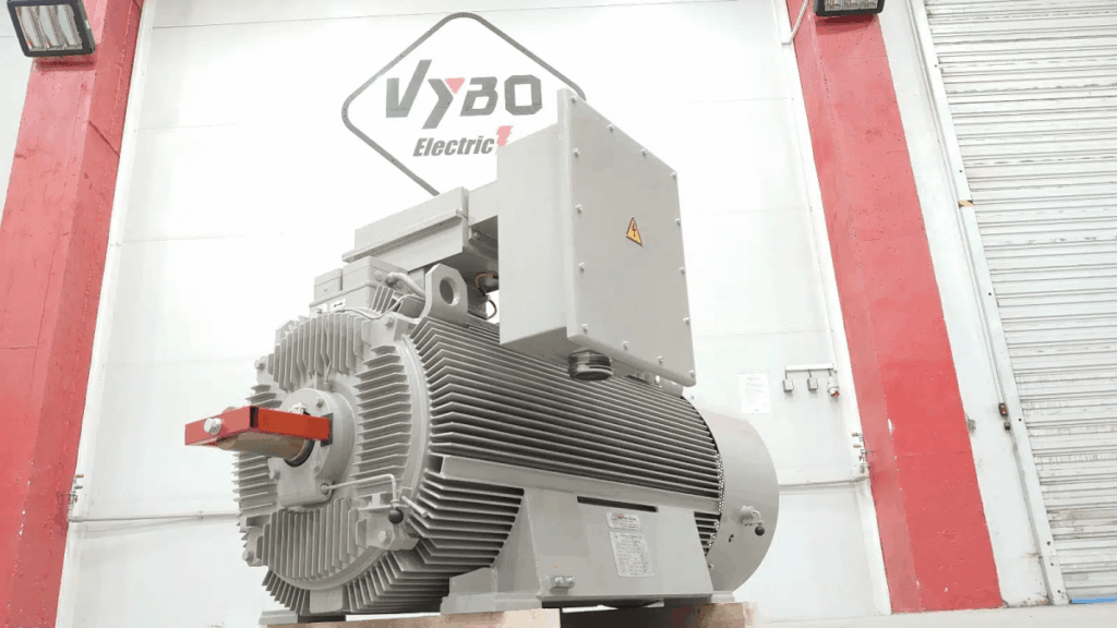 2 stuks asynchrone elektromotoren H17R-500-04 800 kW voor pomp